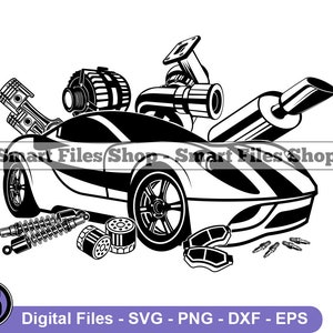Car Mechanic Logo Svg, Mechanic Svg, Car Repair Svg, Mechanic Dxf, Mechanic Png, Mechanic Clipart, Mechanic Files, Mechanic Eps
