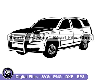 State Trooper Car #3 Svg, Trooper Svg, State Trooper Svg, Police Svg, Trooper Dxf, Trooper Png, Trooper Clipart, Trooper Files, Eps