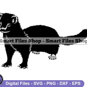 Mink SVG, Forest Creatures Svg, Mink Dxf, Mink Png, Mink Clipart, Mink Files, Mink Eps