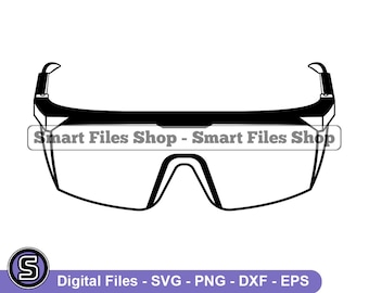 Gafas de seguridad Svg, Gafas de seguridad Dxf, Gafas de seguridad Png, Gafas de seguridad Clipart, Gafas de seguridad Files, Eps