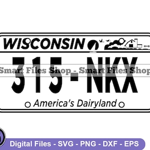 Wisconsin Kenteken Svg, Wisconsin Svg, Rijden Svg, Bestuurder Svg, Wisconsin Dxf, Wisconsin Png, Wisconsin Clipart, Wisconsin Files, Eps