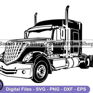 Trucker #6 Svg, Truck Svg, Trucker Svg, 18 Wheeler Svg, Trucking Svg, Trucker Dxf, Trucker Png, Trucker Clipart, Trucker Files, Eps