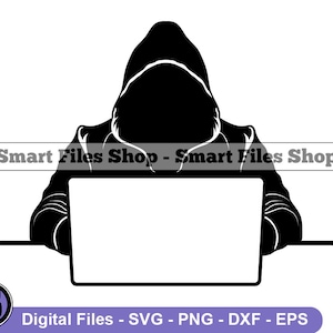 Hacker SVG, Web Security Svg, Online Daten Svg, Hacker Dxf, Hacker Png, Hacker Clipart, Hacker Dateien, Eps