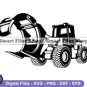 Wheel Loader With Log Fork Svg, Wheel Loader Svg, Heavy Equipment Svg, Wheel Loader Dxf, Wheel Loader Png, Wheel Loader Clipart, Files