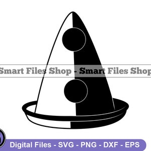 Clown Hat Svg, Clown Svg, Clown Hat Dxf, Clown Hat Png, Clown Hat Clipart, Clown Hat Files, Eps
