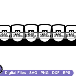 Braces #2 Svg, Teeth Svg, Dentist Svg, Braces Dxf, Braces Png, Braces Clipart, Braces Files, Braces Eps