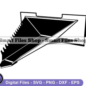 Stump Bucket Svg, Tractor Parts Svg, Tractor Svg, Tractor Dxf, Tractor Png, Tractor Clipart, Tractor Files, Eps