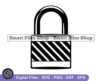 Lock Svg, Padlock Svg, Security Svg, Lock Dxf, Lock Png, Lock Clipart, Lock Files, Lock Eps