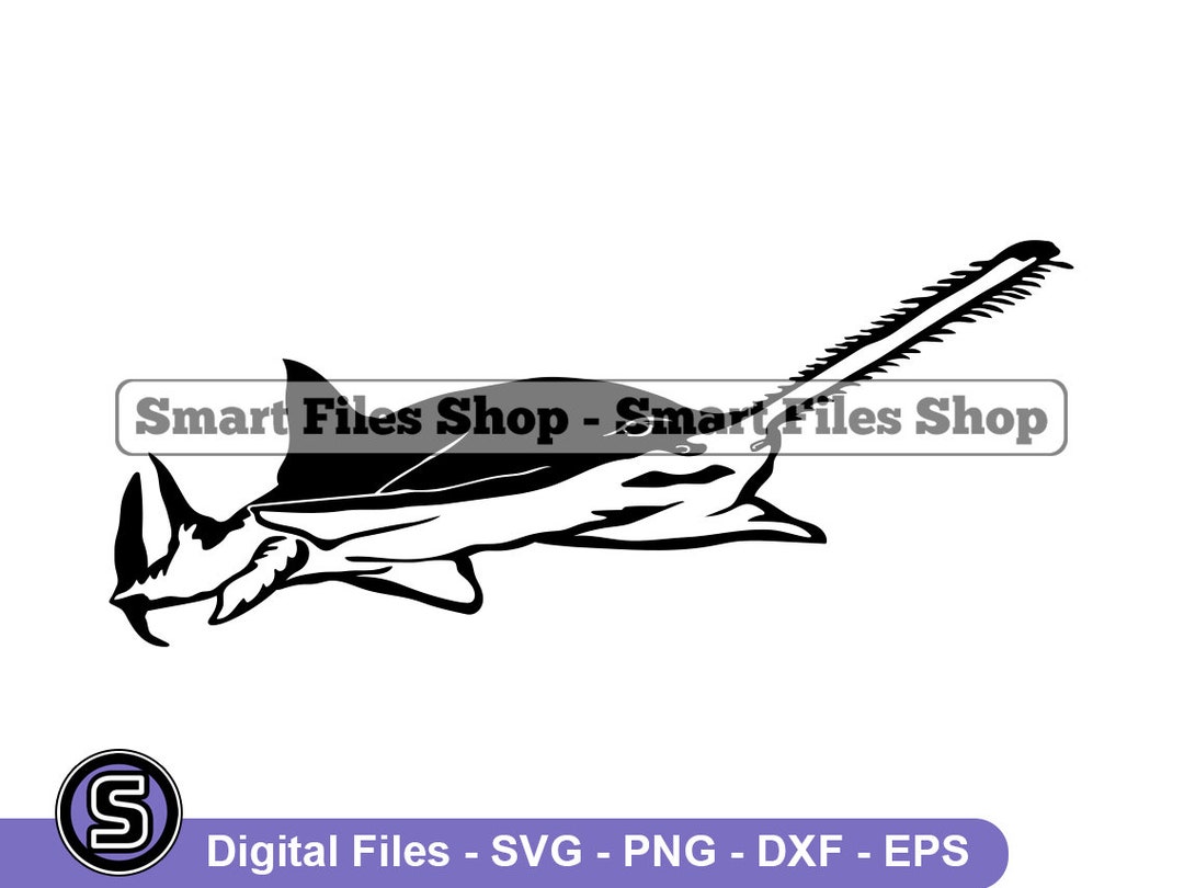 Sawshark 2 SVG, Sawshark SVG, Shark Svg, Shark Cut Files, Shark Dxf