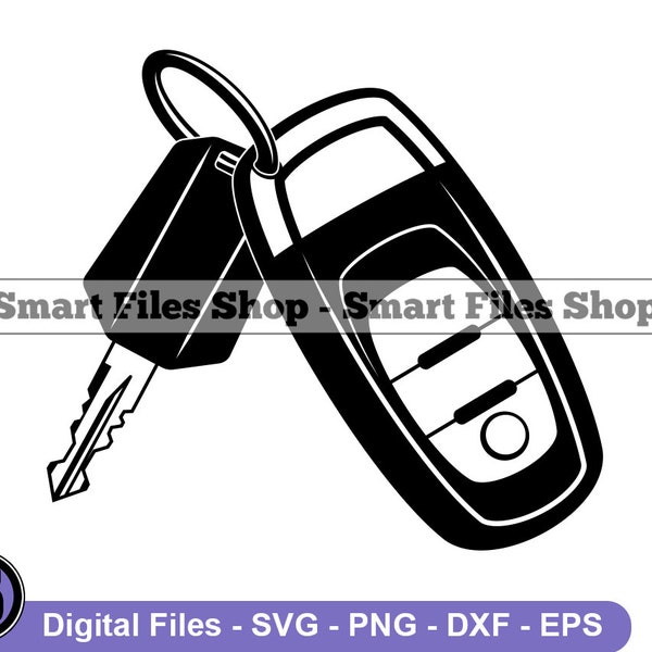 Car Keys Svg, Car Keys Dxf, Car Keys Png, Car Keys Clipart, Car Keys Files, Eps