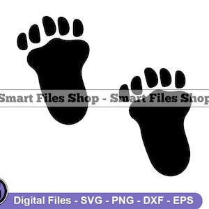 Bigfoot Tracks #2 Svg, Bigfoot Footprint Svg, Sasquatch Svg, Bigfoot Dxf, Bigfoot Png, Bigfoot Clipart, Bigfoot Dateien, Eps