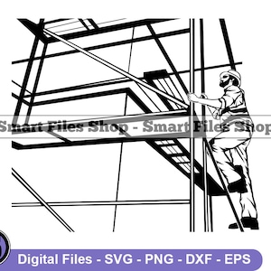 Scaffolding #4 Svg, Scaffold Svg, Staging Svg, Scaffolding Dxf, Scaffolding Png, Scaffolding Clipart, Scaffolding Files, Scaffolding Eps