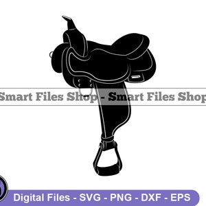 Horse Saddle #2 Svg, Horse Saddle Svg, Horse Svg, Horse Riding Svg, Horse Jockey Svg, Horse Saddle Dxf, Png, Clipart, Files, Eps