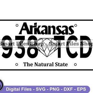 Arkansas Kenteken Svg, Arkansas Svg, Rijden Svg, Bestuurder Svg, Arkansas Dxf, Arkansas Png, Arkansas Clipart, Arkansas Files, Eps
