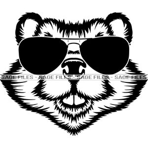 Beaver In Sunglasses SVG, Beaver SVG, Cool Beaver Svg, Beaver Dxf, Beaver Png, Beaver Clipart, Beaver Files, Eps