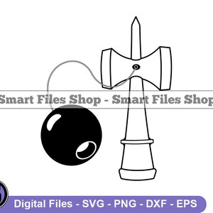Kendama Svg, Giapponese Toy Svg, Skill Toy Svg, Kendama Dxf, Kendama Png, Kendama Clipart, Kendama Files, Kendama Eps