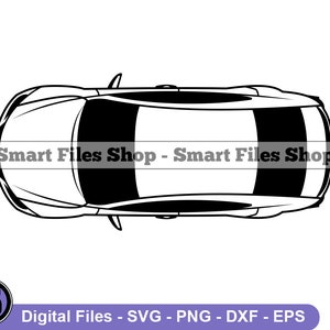Car Top View Svg, Car Svg, Sedan Svg, SUV svg, Car Dxf, Car Png, Car Clipart, Car Files, Eps