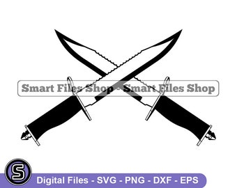 Hunting Knife Logo #4 Svg, Hunter Svg, Hunting Svg, Hunting Knife Dxf, Hunting Knife Png, Hunting Knife Clipart, Hunting Knife Files, Eps