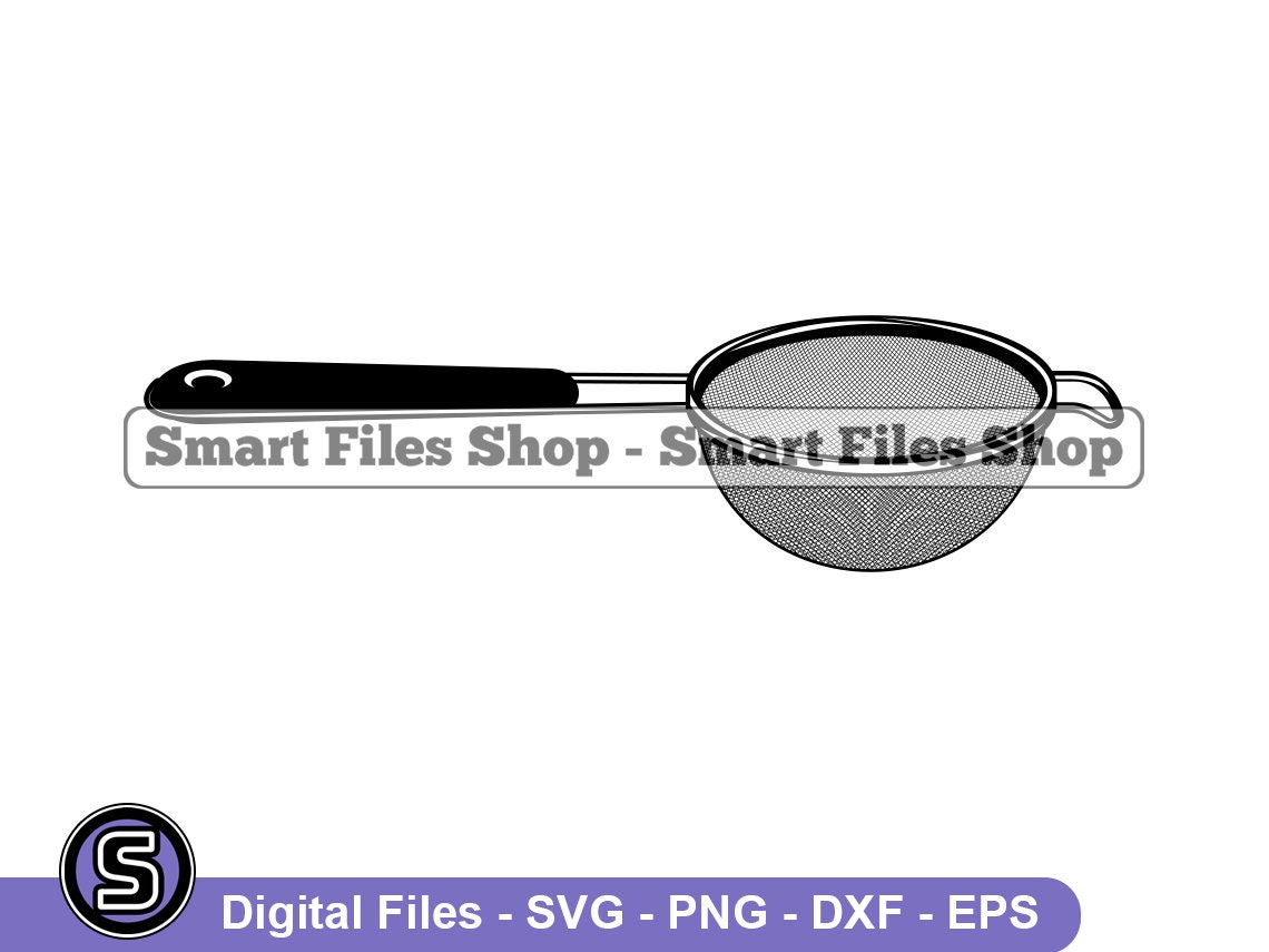 Strainer Svg Cooking Svg Strainer Dxf Strainer Png Etsy