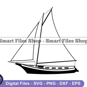 Skipjack Boat Svg, Sailing Boat Svg, Nautical Svg, Sailing Svg, Skipjack Boat Dxf, Skipjack Boat Png, Skipjack Boat Clipart, Files, Eps