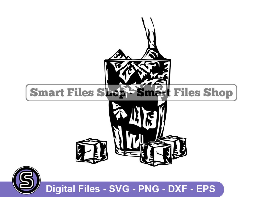 Ice Cold Drink Svg, Water Svg, Drink Svg, Whiskey Svg, Scotch Svg, Ice ...
