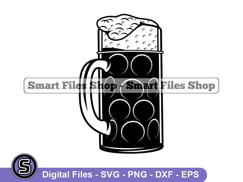 Beer Mug With Foam Svg Beer Mug Svg Beer Svg Beer Mugs Dxf Etsy New