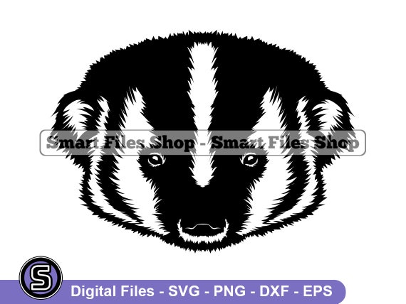 American Badger Mascot Svg Badger Svg Forest Creatures Svg - Etsy India
