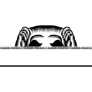 Peeking Komodo Dragon Svg, Komodo Dragon Svg, Peeking Animals Svg, Monogram Svg, Komodo Dragon Dxf, Komodo Dragon Png, Clipart, Files, Eps