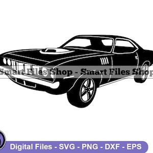 Muscle Car #3 Svg, Muscle Car Svg, Sports Car Svg, Muscle Car Dxf, Muscle Car Png, Muscle Car Clipart, Muscle Car Files, Eps