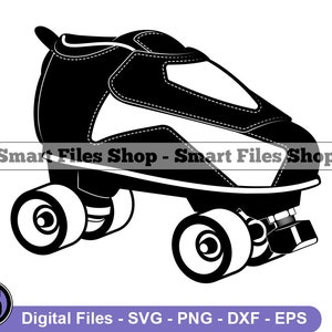 Roller Blades #7 Svg, Roller Skates Svg, Roller Blades Dxf, Roller Blades Png, Roller Blades Clipart, Roller Blades Files, Eps