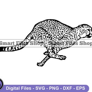 Running Cheetah Svg, Cheetah Svg, Safari Svg, Cheetah Dxf, Cheetah Png, Cheetah Clipart, Cheetah Files, Eps