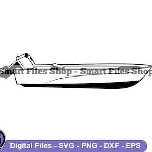 Fishing Motor Boat Svg, Motor Boat Svg, Fishing Boat Svg, Motor Boat Dxf, Motor Boat Png, Motor Boat Clipart, Motor Boat Files, Eps