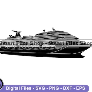 Cruise Ship #5 Svg, Cruise Ship Svg, Vacation Svg, Cruise Ship Dxf, Cruise Ship Png, Cruise Ship Clipart, Cruise Ship Files, Eps