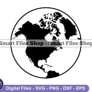 Noord-Amerika Globe Svg, Planet Svg, Earth Svg, Noord-Amerika Dxf, Noord-Amerika Png, Noord-Amerika Clipart, Noord-Amerika Files, Eps