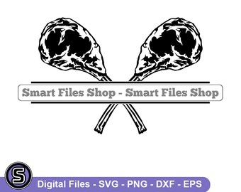 Tomahawk Steak Split Monogram SVG, Tomahawk Steak Svg, Steak Svg, Tomahawk Steak Logo Svg, Tomahawk Steak Dxf, Png, Clipart, Pliki, Eps