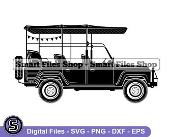 Safari Car #4 SVG, Safari SVG, Africa Svg, Off Road Vehicle Svg, Safari Dxf, Safari Png, Safari Clipart, Safari Files, Eps