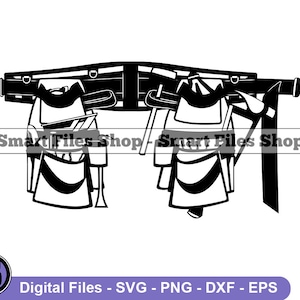 Contractor Tool Belt Svg, Contractor Svg, Construction Svg, Builder Svg, Contractor Dxf, Contractor Png, Clipart, Contractor Files, Eps