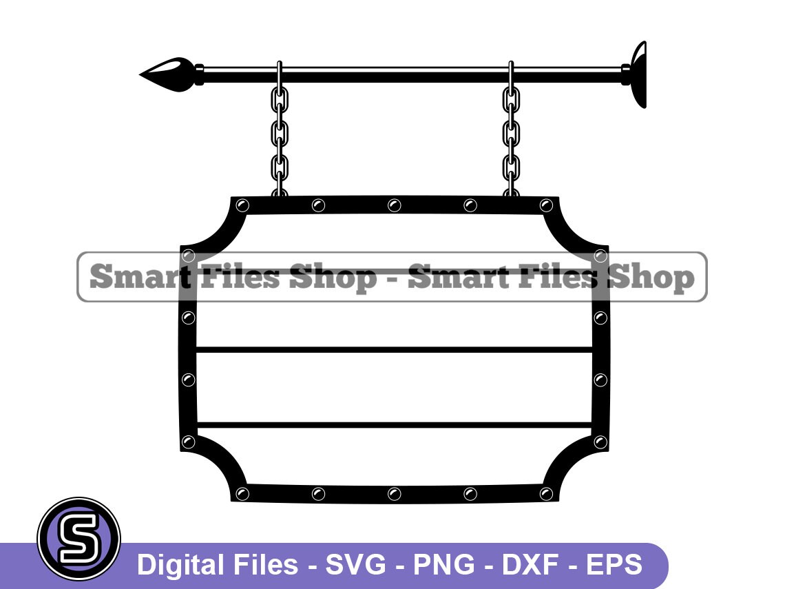 Medieval Wood Sign SVG Wood Banner Svg Wood Sign Dxf Wood - Etsy