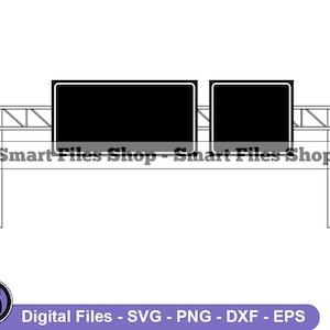 Highway Road Sign Svg, Highway Svg, Road Svg, Travel Svg, Highway Dxf, Highway Png, Highway Clipart, Highway Files, Highway Eps