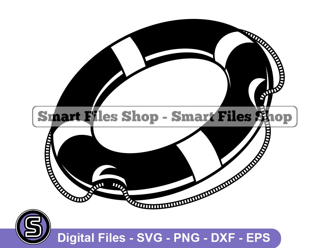 Lifebuoy Svg Lifering Svg Lifesaver Svg Lifebuoy Dxf Etsy