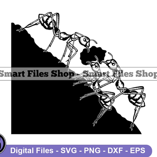 Ants Working Svg, Ant Svg, Insect Svg, Ant Design Svg, Ant Dxf, Ant Png, Ant Clipart, Ant Files, Eps