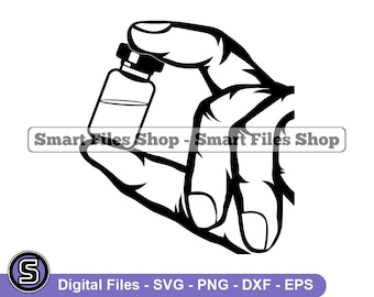 Medicine Bottle Svg, Medicine Svg, Medication Svg, Medicine Dxf, Medicine Png, Medicine Clipart, Medicine Files, Eps