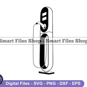 Electric Vehicle Charging Station Svg, Electric Car Charger Svg, EV Charging Svg, Electric Car Dxf, Electric Car Png, Clipart, Files, Eps