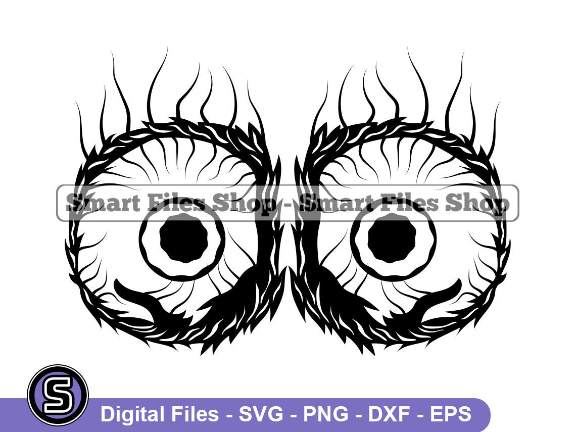 Spider Eyes 2 Svg Spider Svg Spider Eyes Dxf Spider Eyes | Etsy