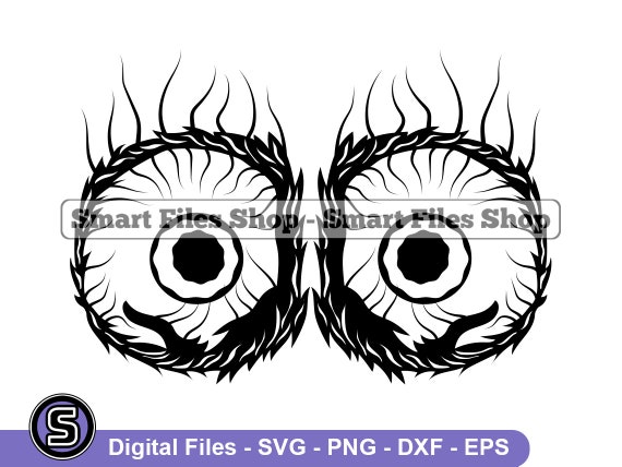 Spider Eyes 2 Svg Spider Svg Spider Eyes Dxf Spider Eyes | Etsy