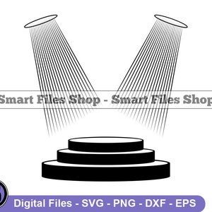 Spotlight Stage SVG, Stage Svg, Fame Svg, Spotlight Dxf, Spotlight Png, Spotlight Clipart, Spotlight Files, Eps