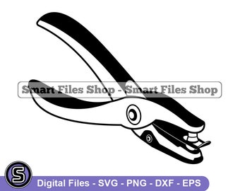 Hole Puncher #2 SVG, School Supplies Svg, Hole Puncher Dxf, Hole Puncher Png, Hole Puncher Clipart, Hole Puncher Files, Eps