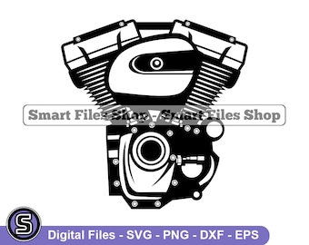 Motorcycle Engine SVG, Motorcycle SVG, Biking Svg, Motorcycle Engine Dxf, Motorcycle Engine Png, Motorcycle Engine Clipart, Files, Eps