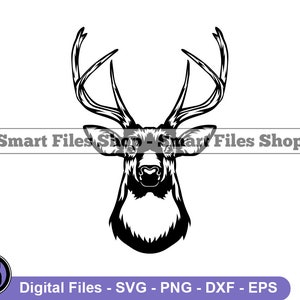 Deer Hunting Mascot Svg, Deer Hunting Svg, Deer Svg, Hunting Svg, Deer Dxf, Deer Png, Deer Clipart, Deer Files, Deer Eps