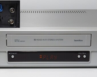 Magnétoscope VHS Mitsubishi HS-MX30 D’Occasion – Fonctionne – Télécommande Incluse